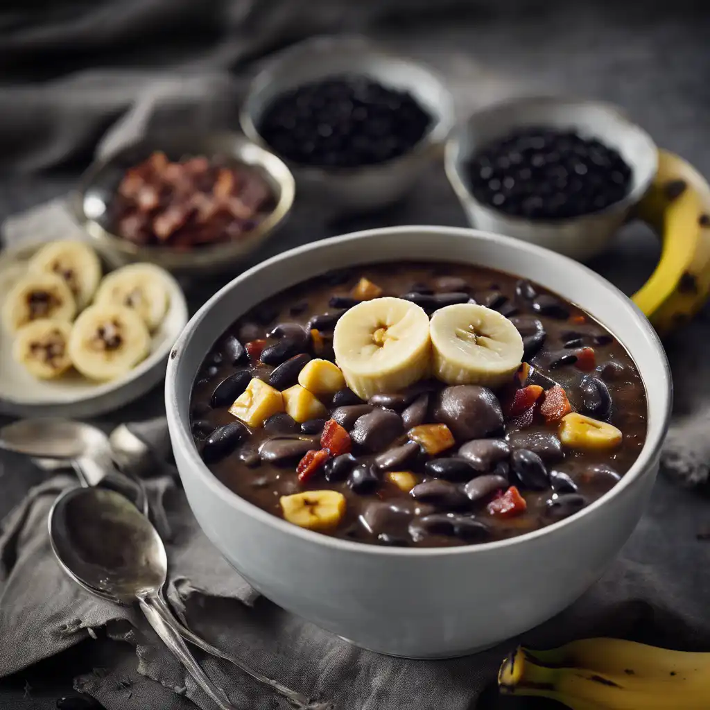 Black Bean Stew with Banana