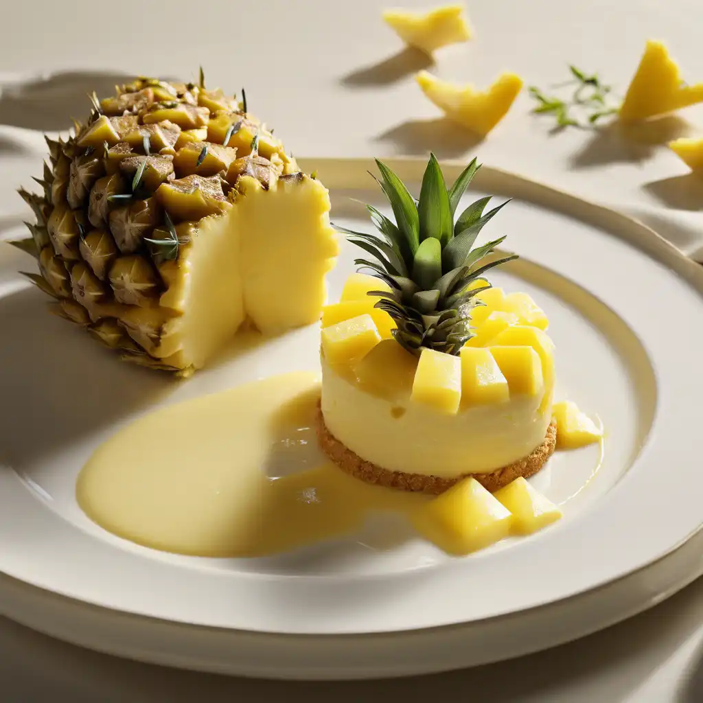 Pineapple Cream Pavé