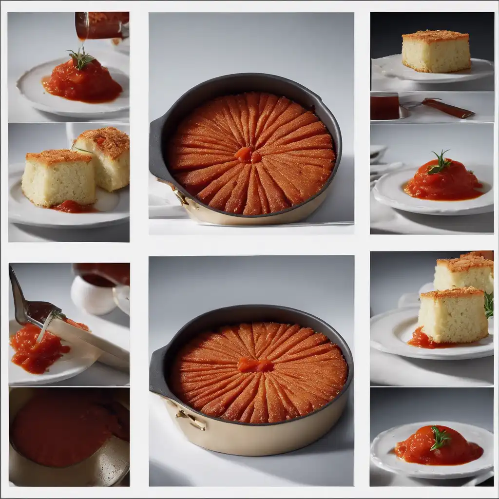 Almond Cake with Tomato