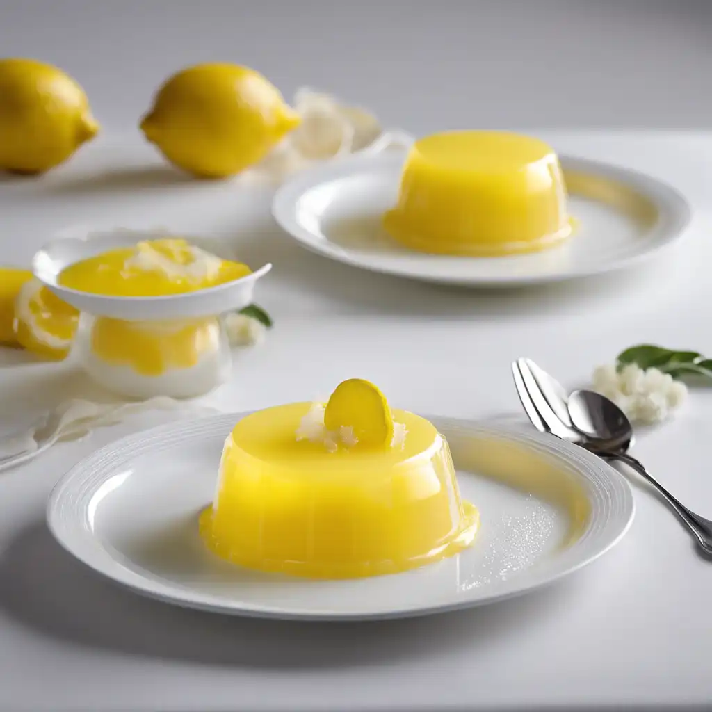 Lemon Gelatin Dessert