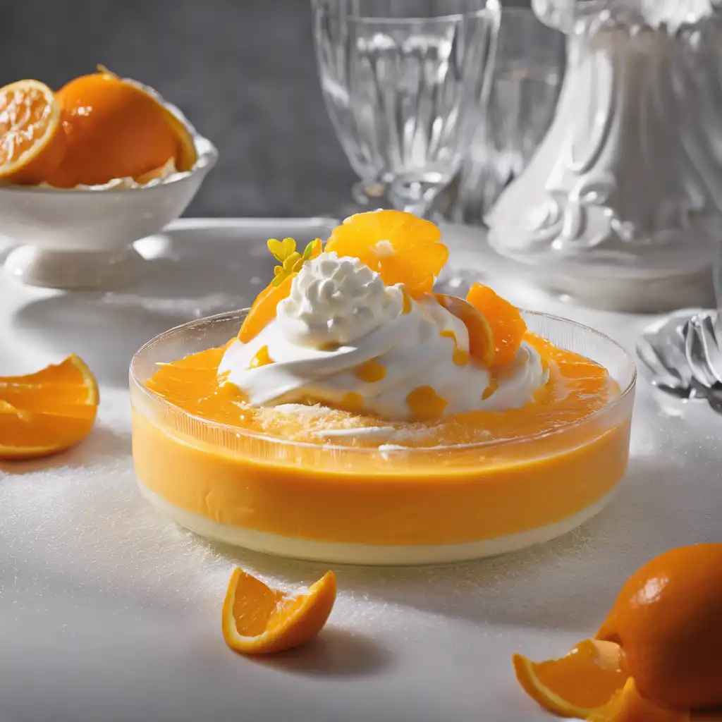 Orange Pudding Frozen