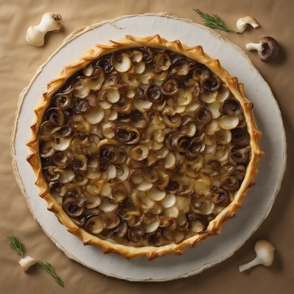 Caramelized Onion and Mushroom Tart