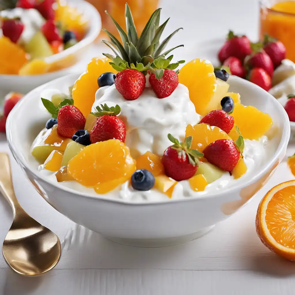 Fruit Salad with Orange Marmalade