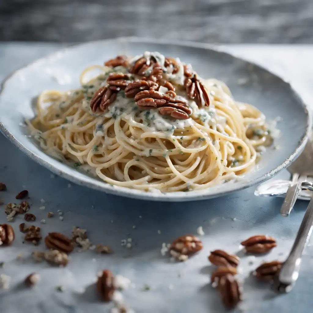 Spaghetti with Raw Gorgonzola Sauce