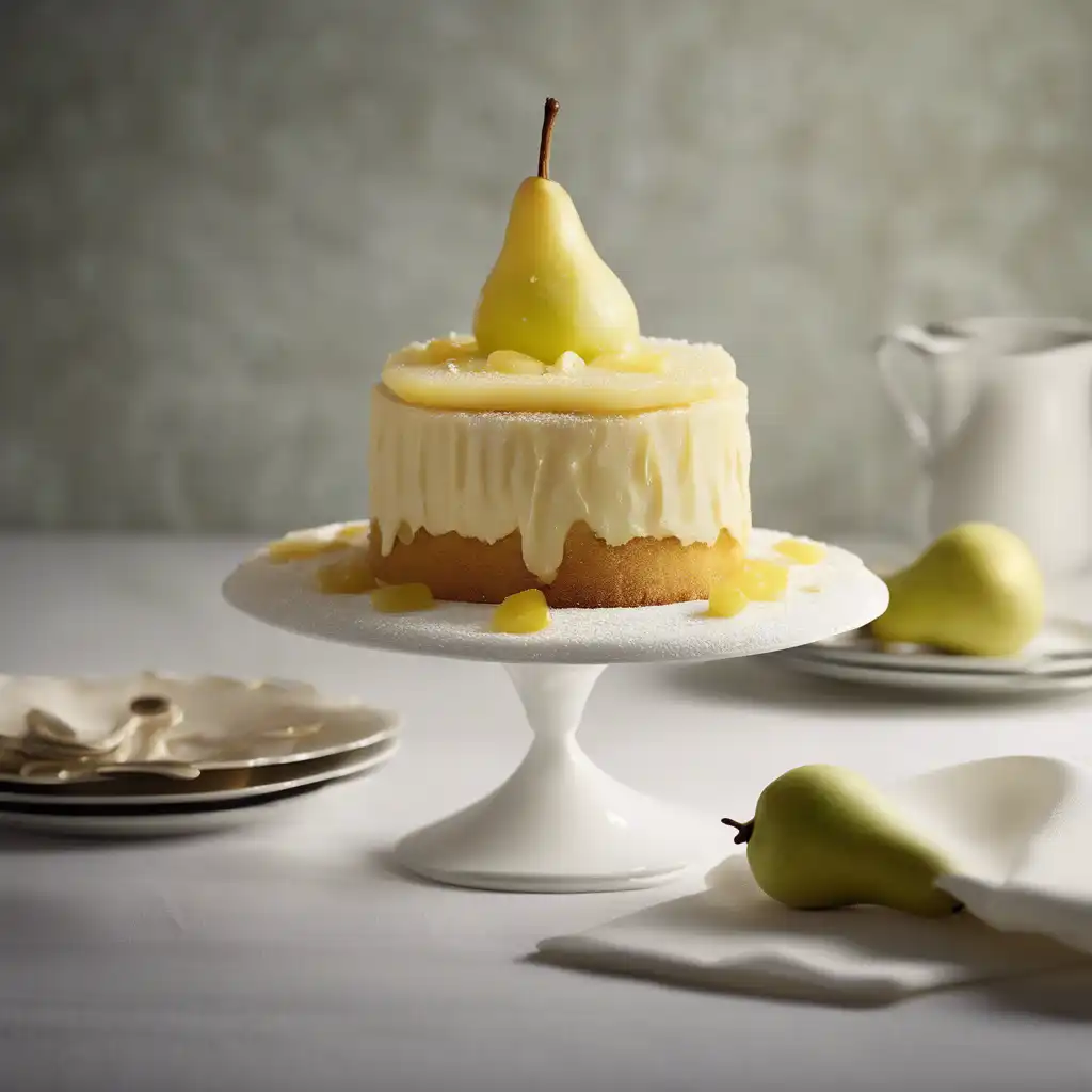 Genoise with Pear