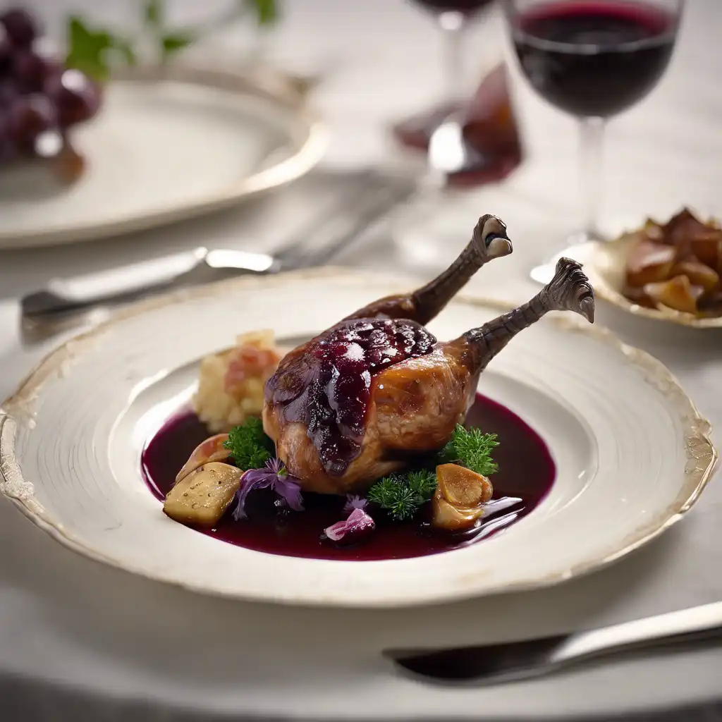 Wine-Glazed Quail