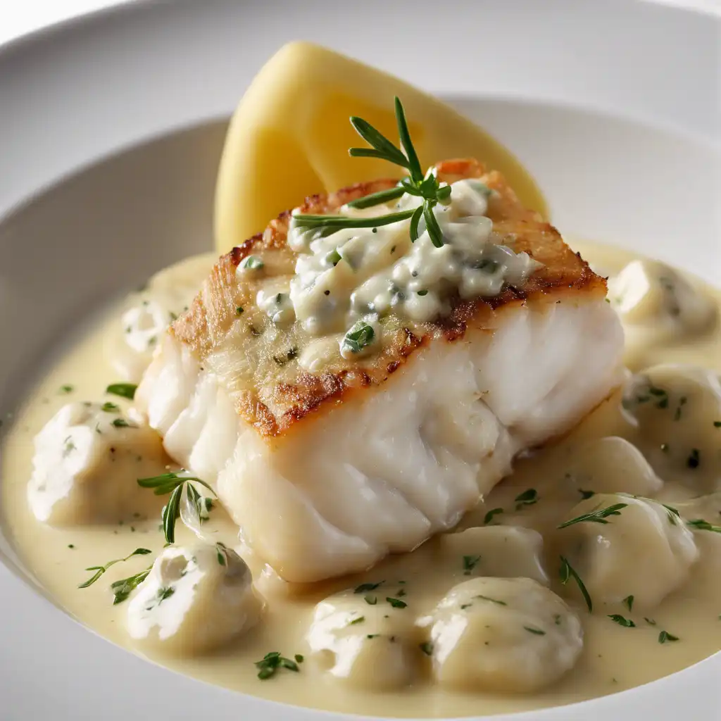 Cod with Gorgonzola