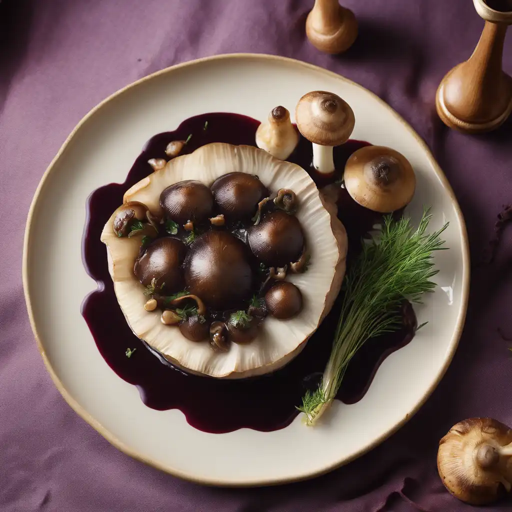 Mushroom in Port Wine