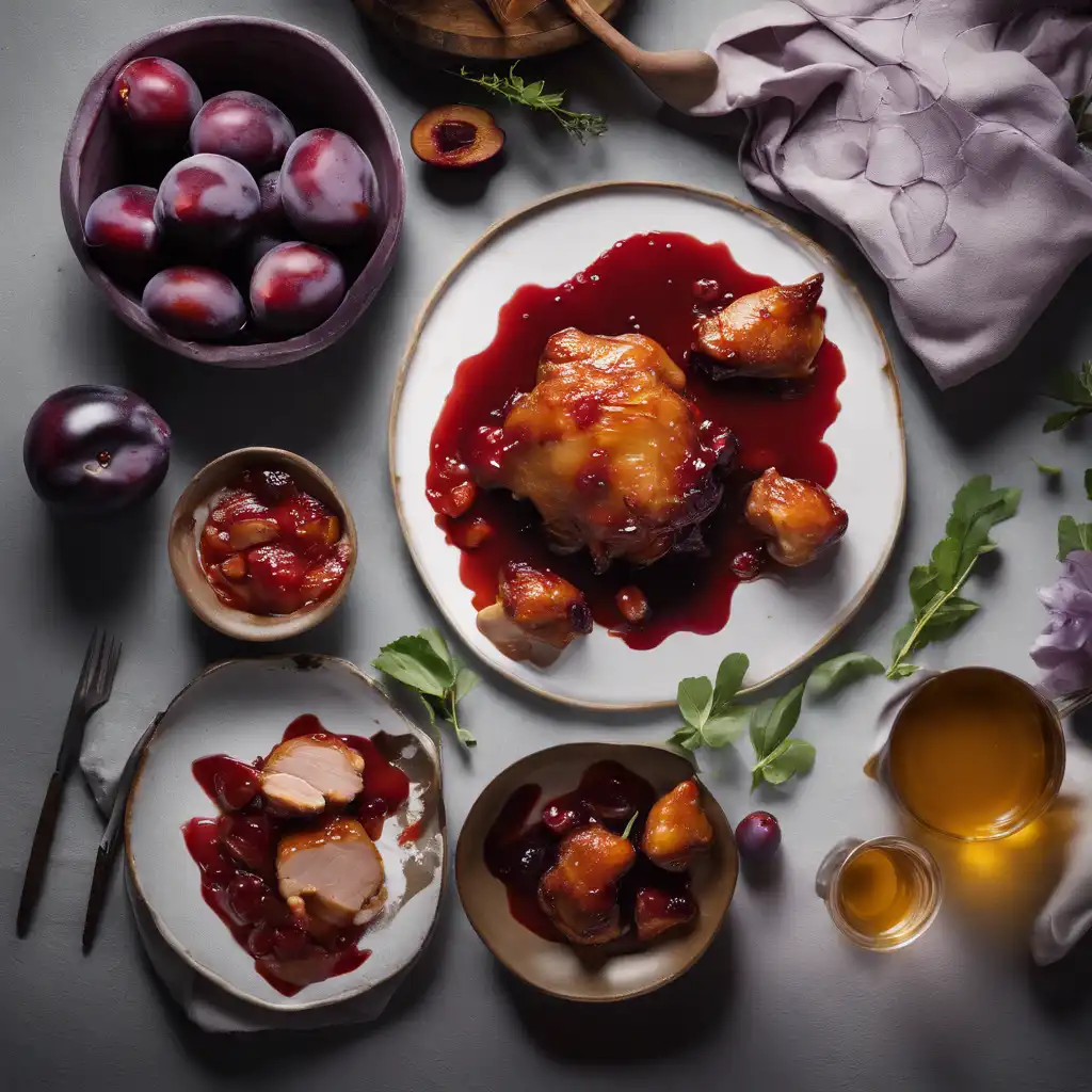 Chicken with Plum