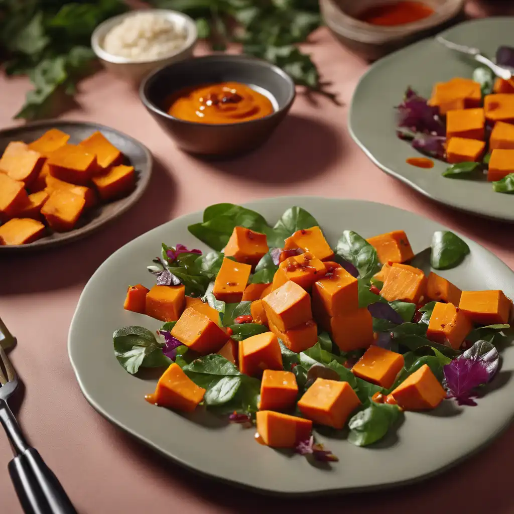 Sweet Potato Salad with Pepper Sauce