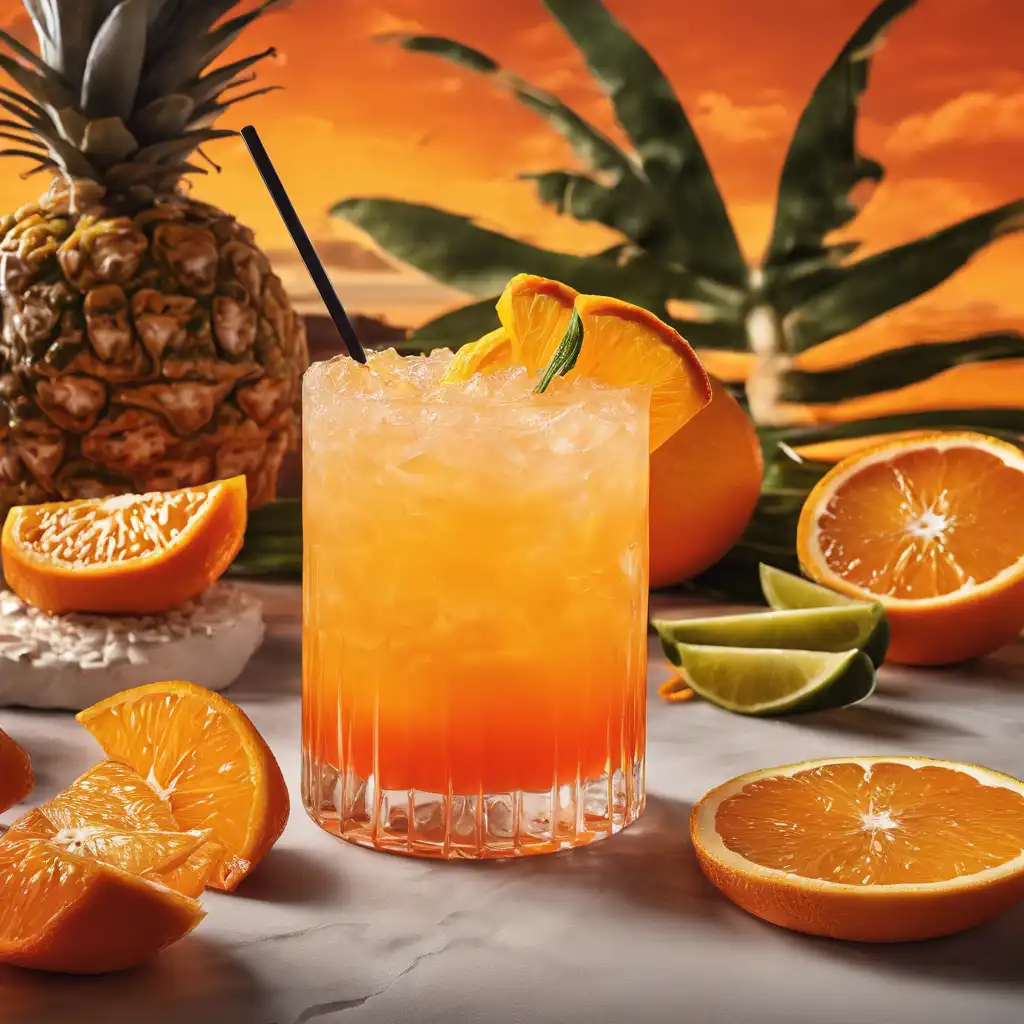 Orange and Rum Cocktail