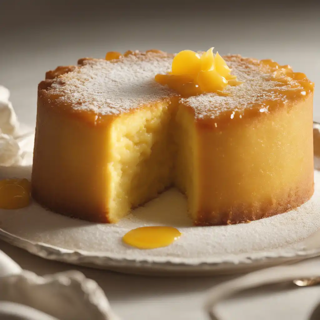 Golden Brown Custard Cake