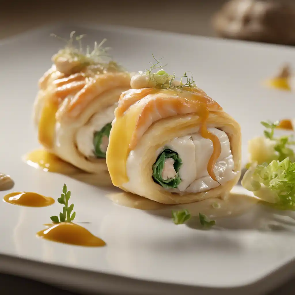 Fish Roll with Pastry Cream