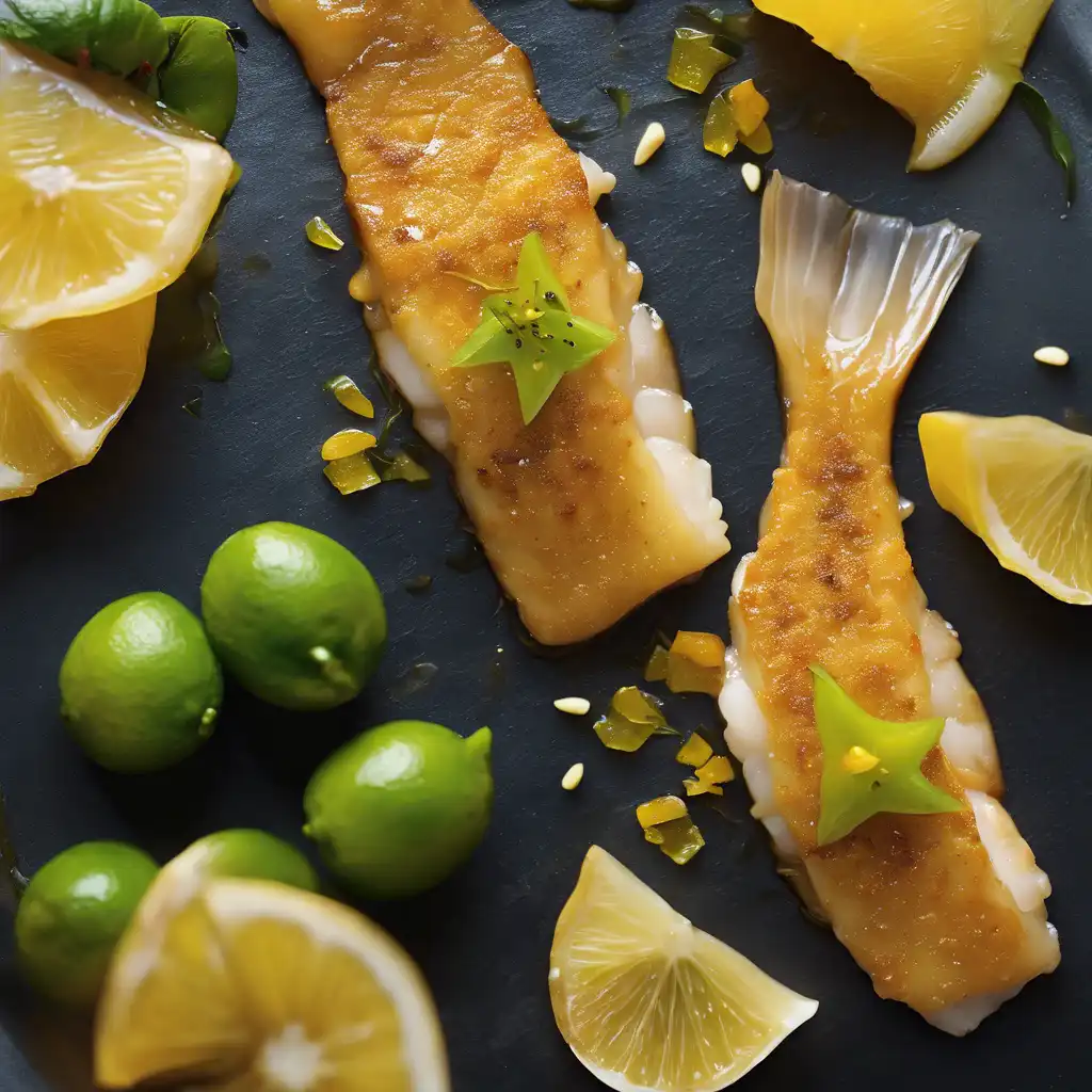 Pan-Seared Cod with Starfruit