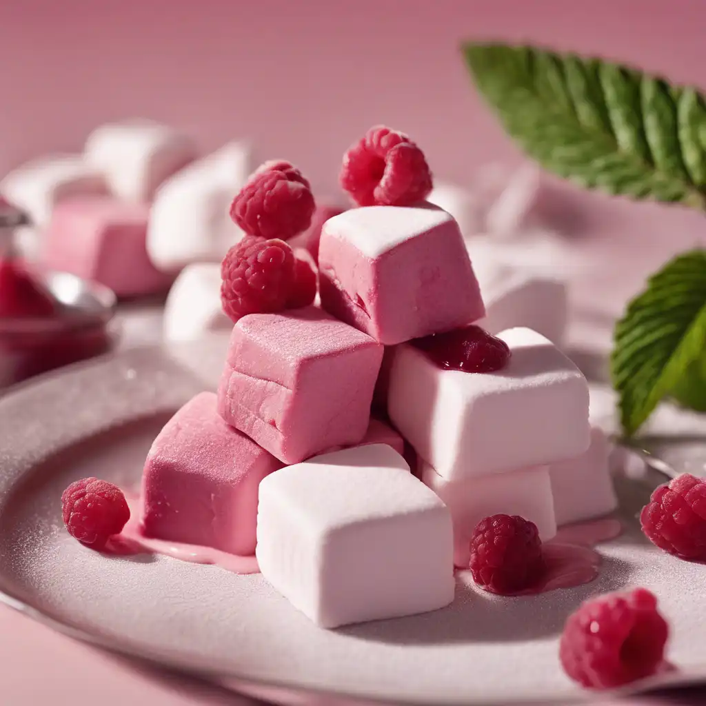 Raspberry Sauce Marshmallows