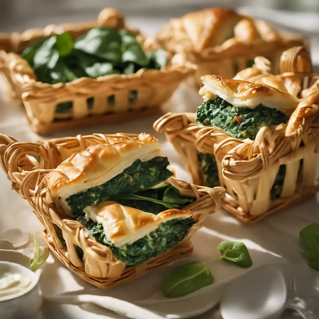 Spinach and Chicken Basket