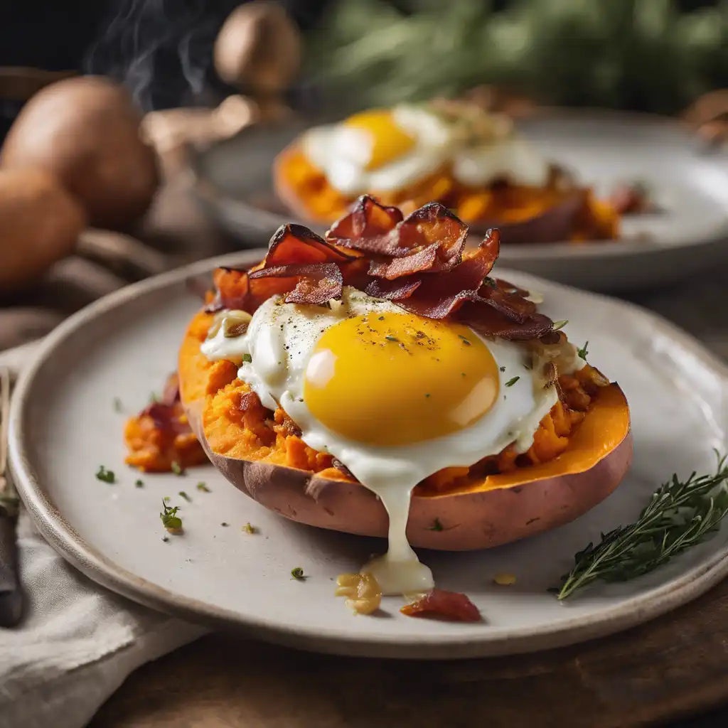 Sweet Potato with Mozzarella