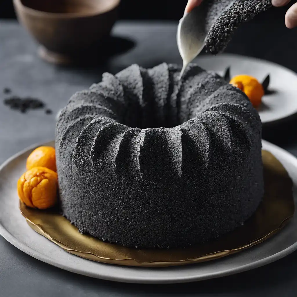 Black Sesame Ring Cake