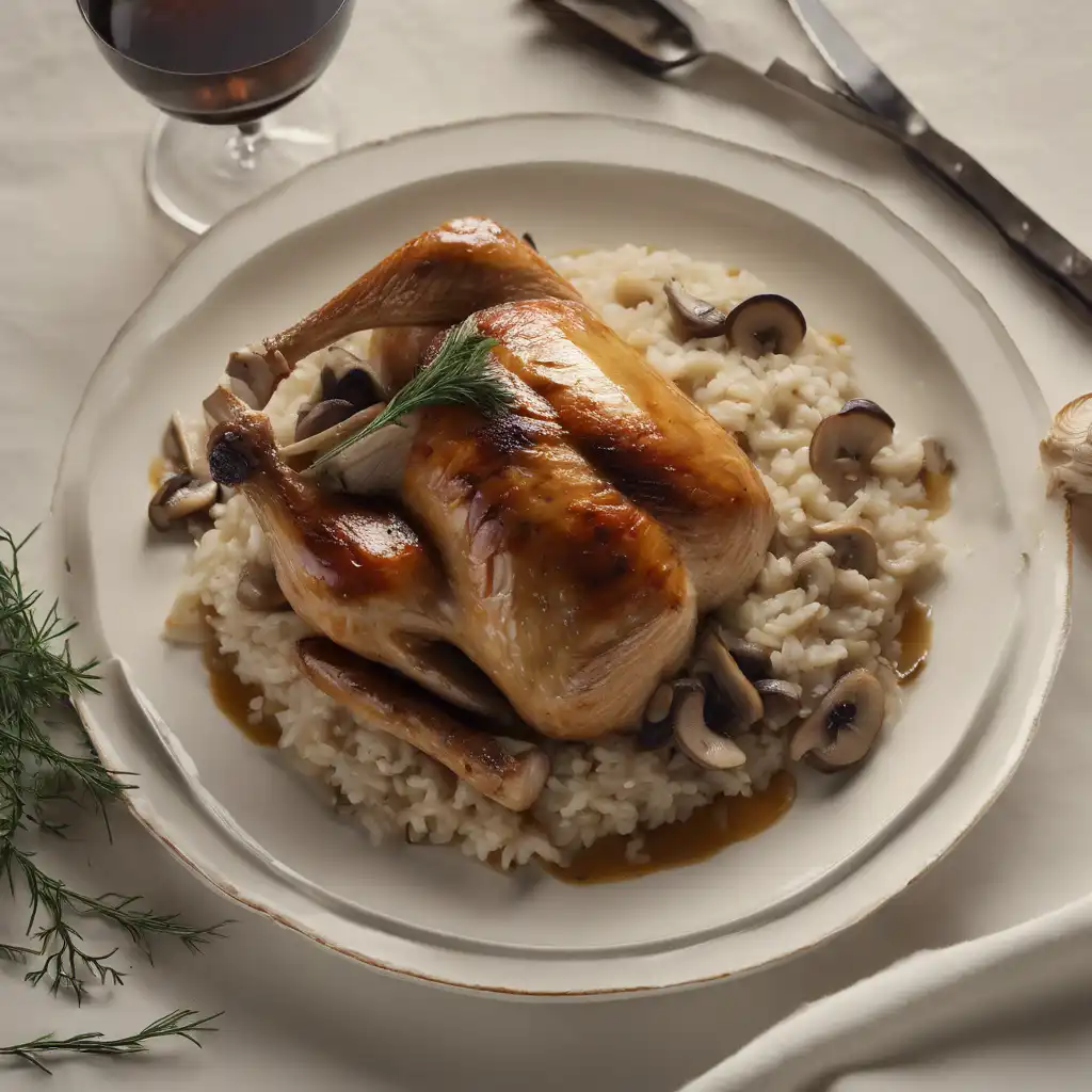 Turkey with Mushroom and Rice