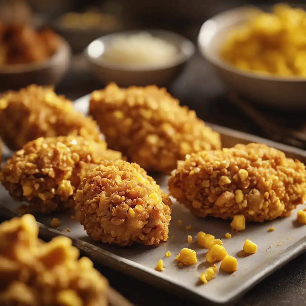 Chicken with Corn Flake Crust