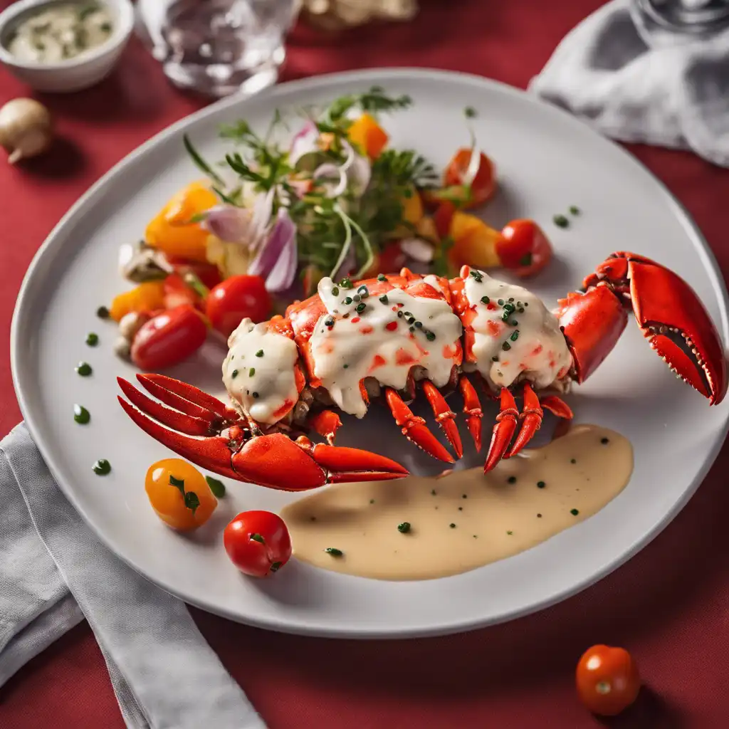 Lobster with Peppercorn Sauce