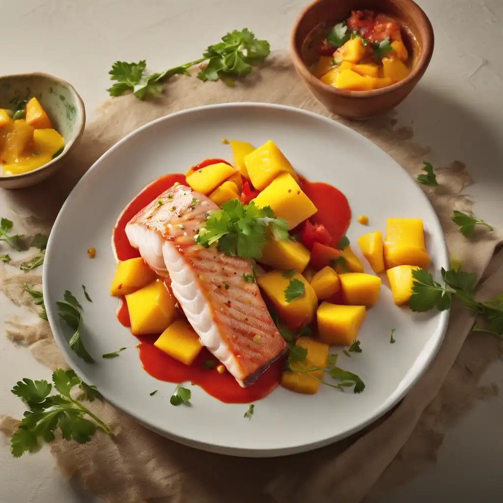 Redfish with Mango