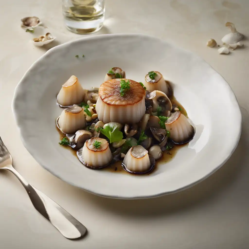 Scallops with Mushroom