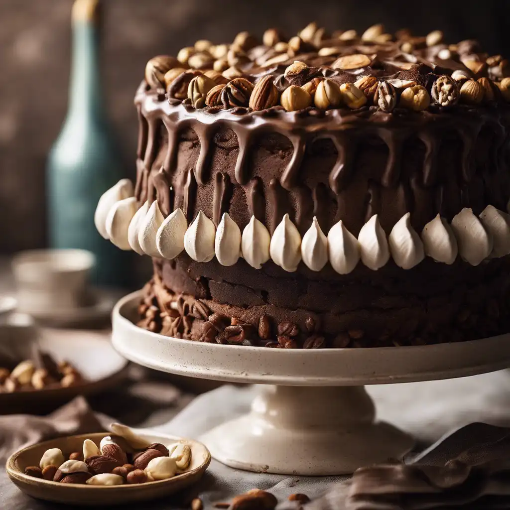 Chocolate and Nut Cake