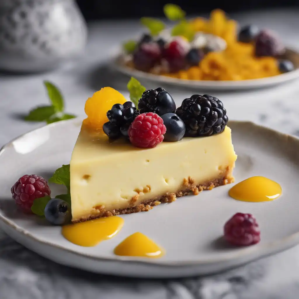 Cheese Cake with Wild Fruits