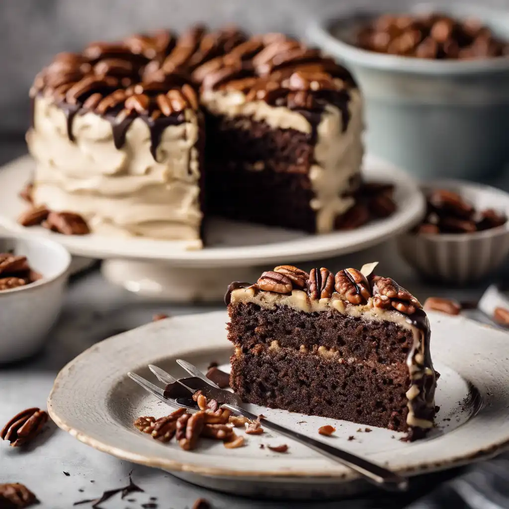 Chocolate and Pecan Cake