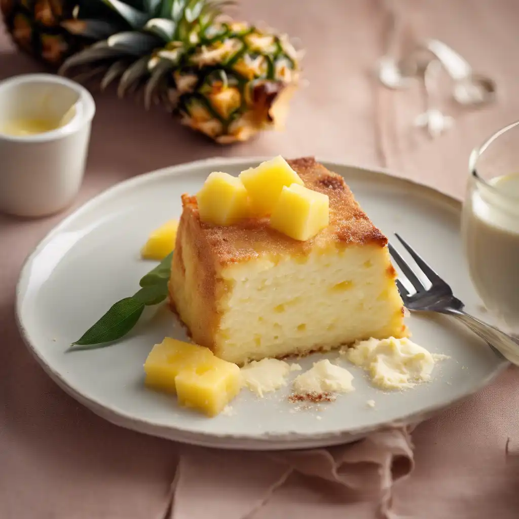 Ricotta Cake with Pineapple