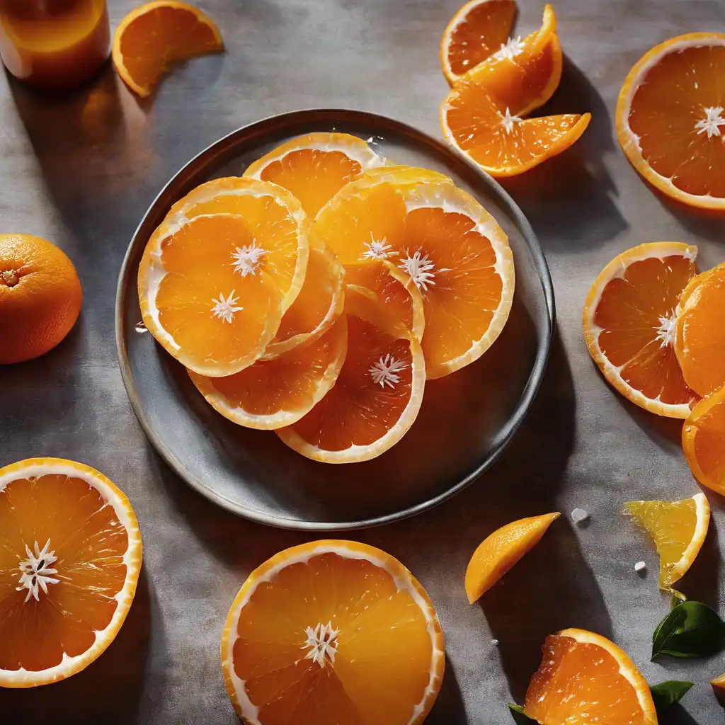 Orange Salad with Liqueur