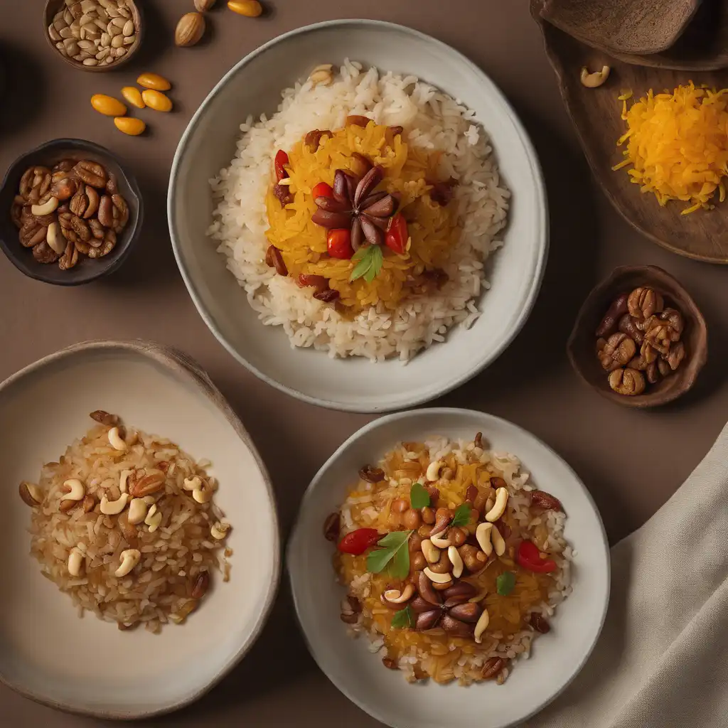 Caju Rice with Walnut and Presunto