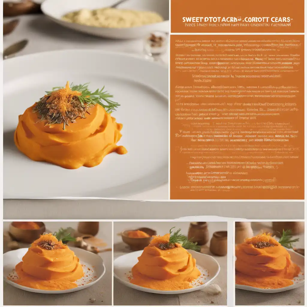 Sweet Potato with Carrot Cream