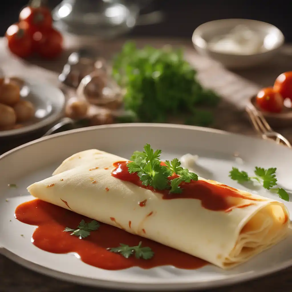 Creamy Cheese Crepe