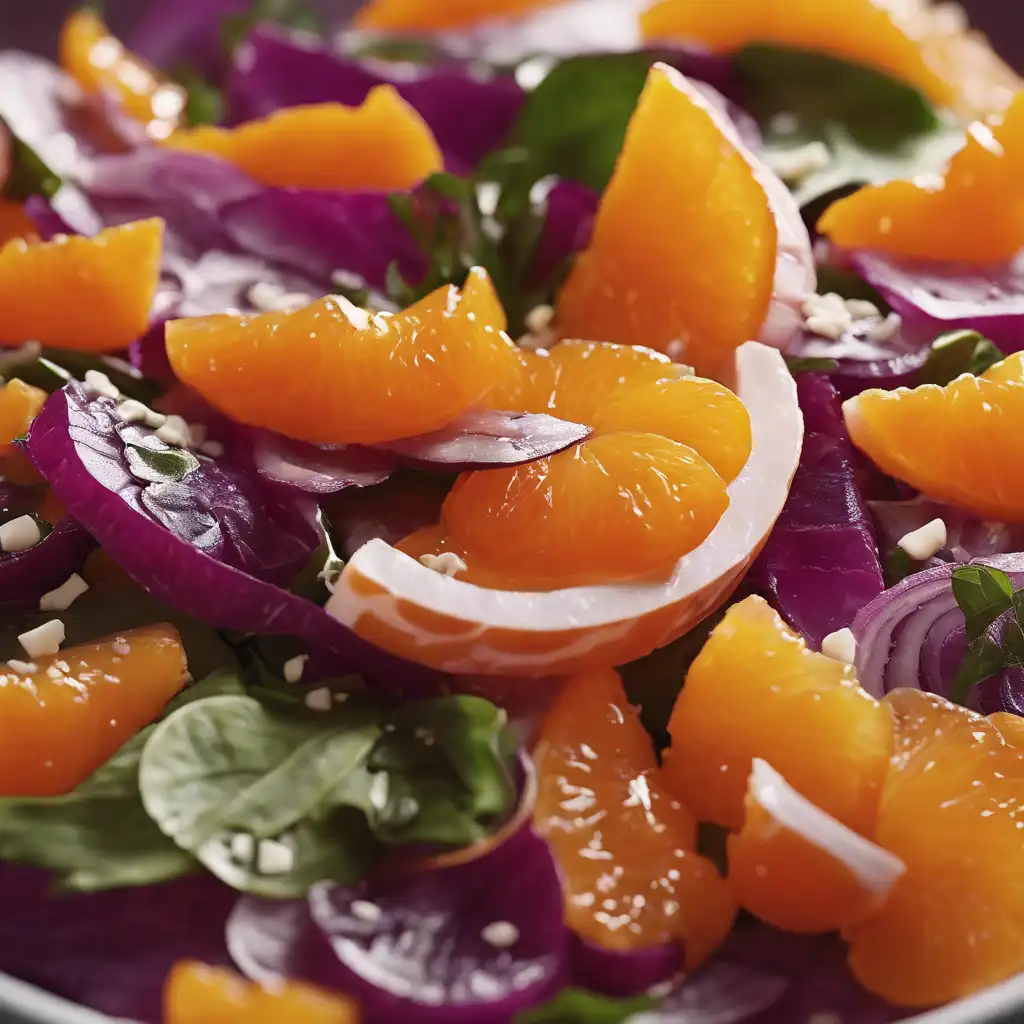 Tangerine and Agrião Salad