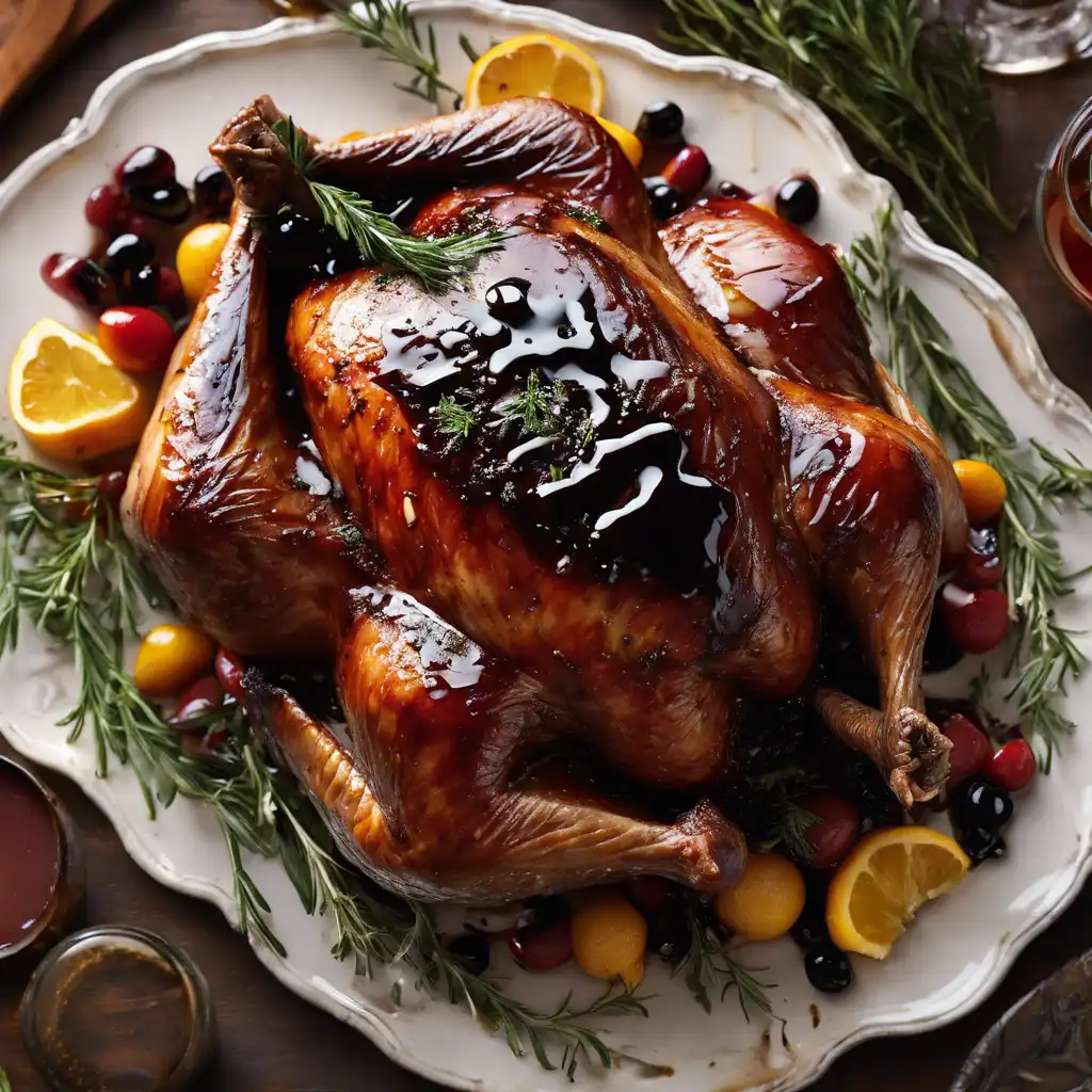 Balsamic Glazed Turkey with Herbs