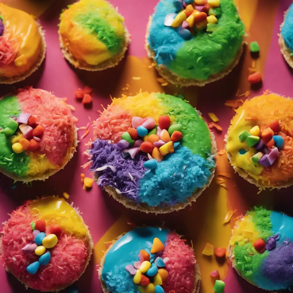 Rainbow Coconut Treats