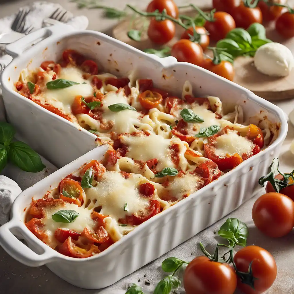 Tomato and Mozzarella Gratin