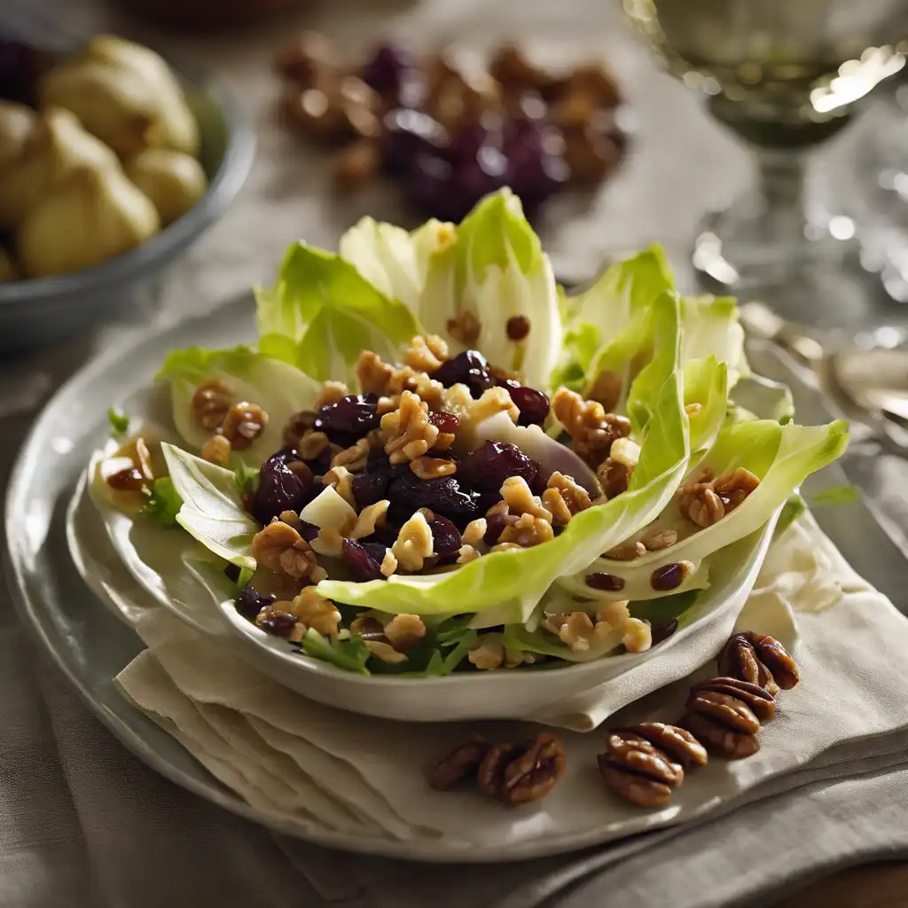 Raisin, Walnut, and Endive Salad