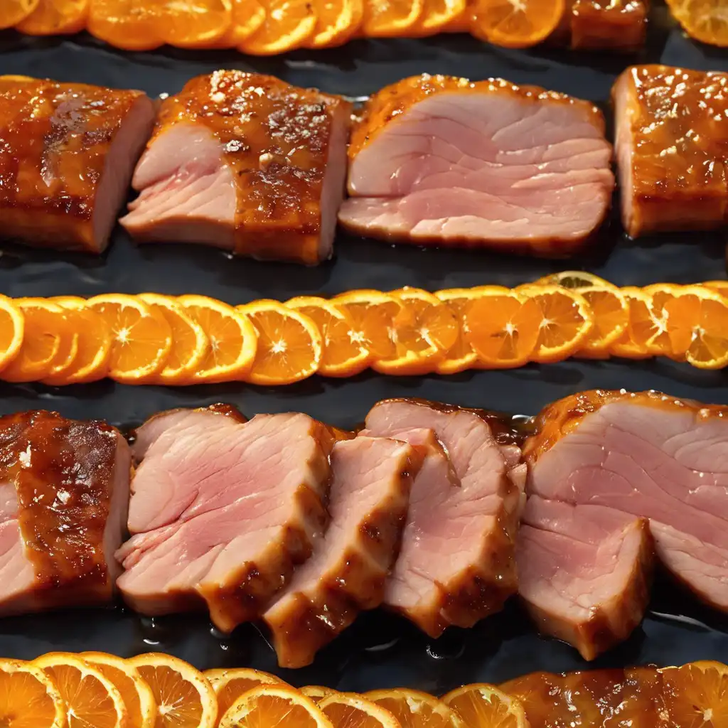 Pork Loin with Orange Gelatin