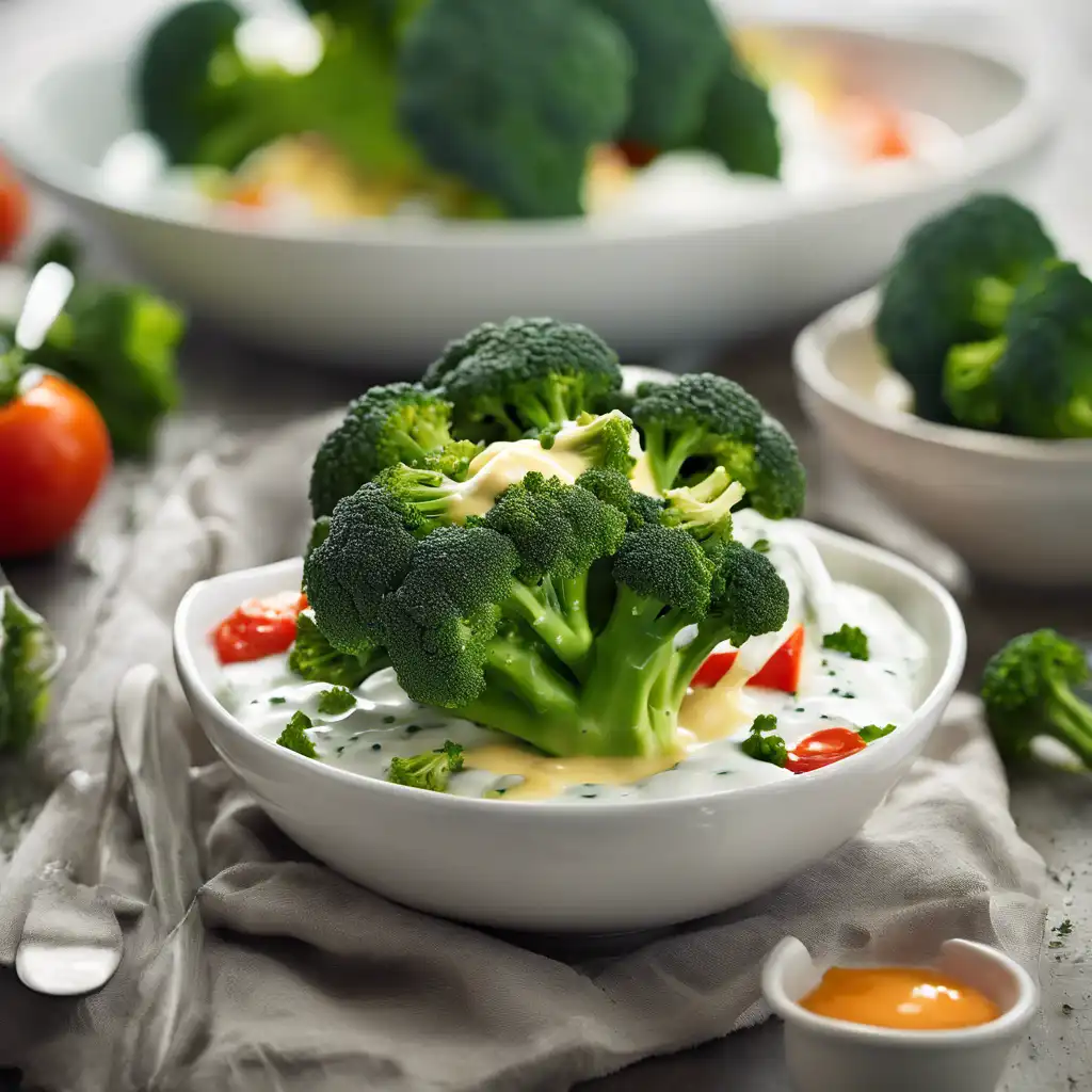 Broccoli with Yogurt Sauce