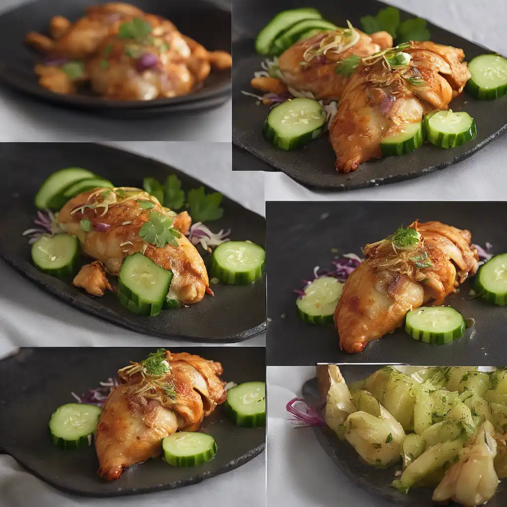 Peruvian Chicken with Cucumber