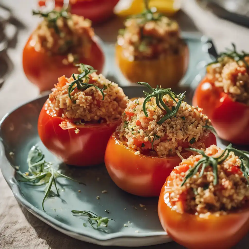 Stuffed Tomatoes with Fish