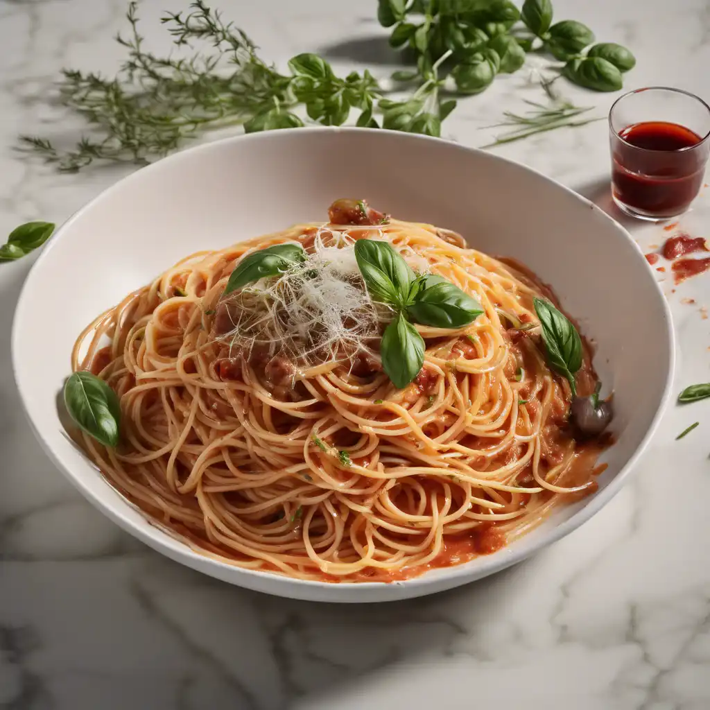 Spaghetti with Manjericão Sauce