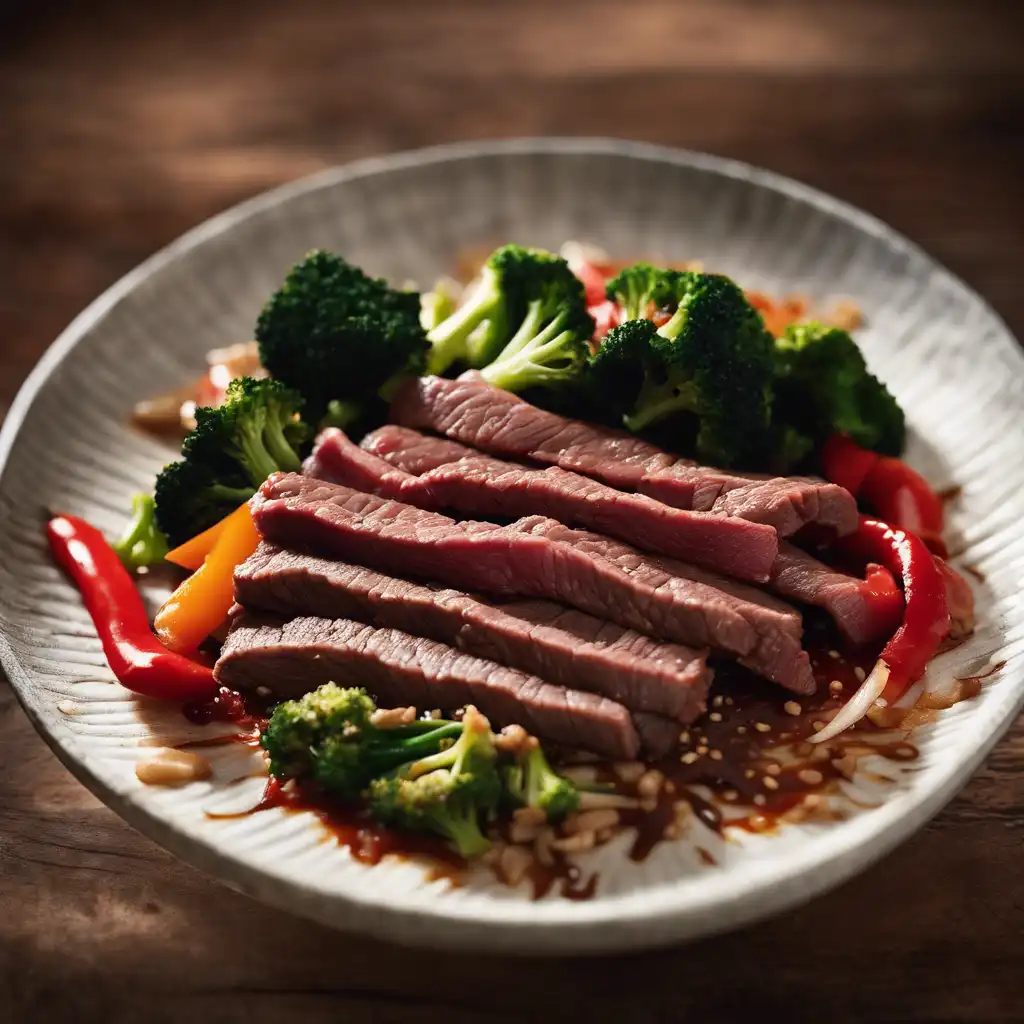 Chinese-Style Beef Strips