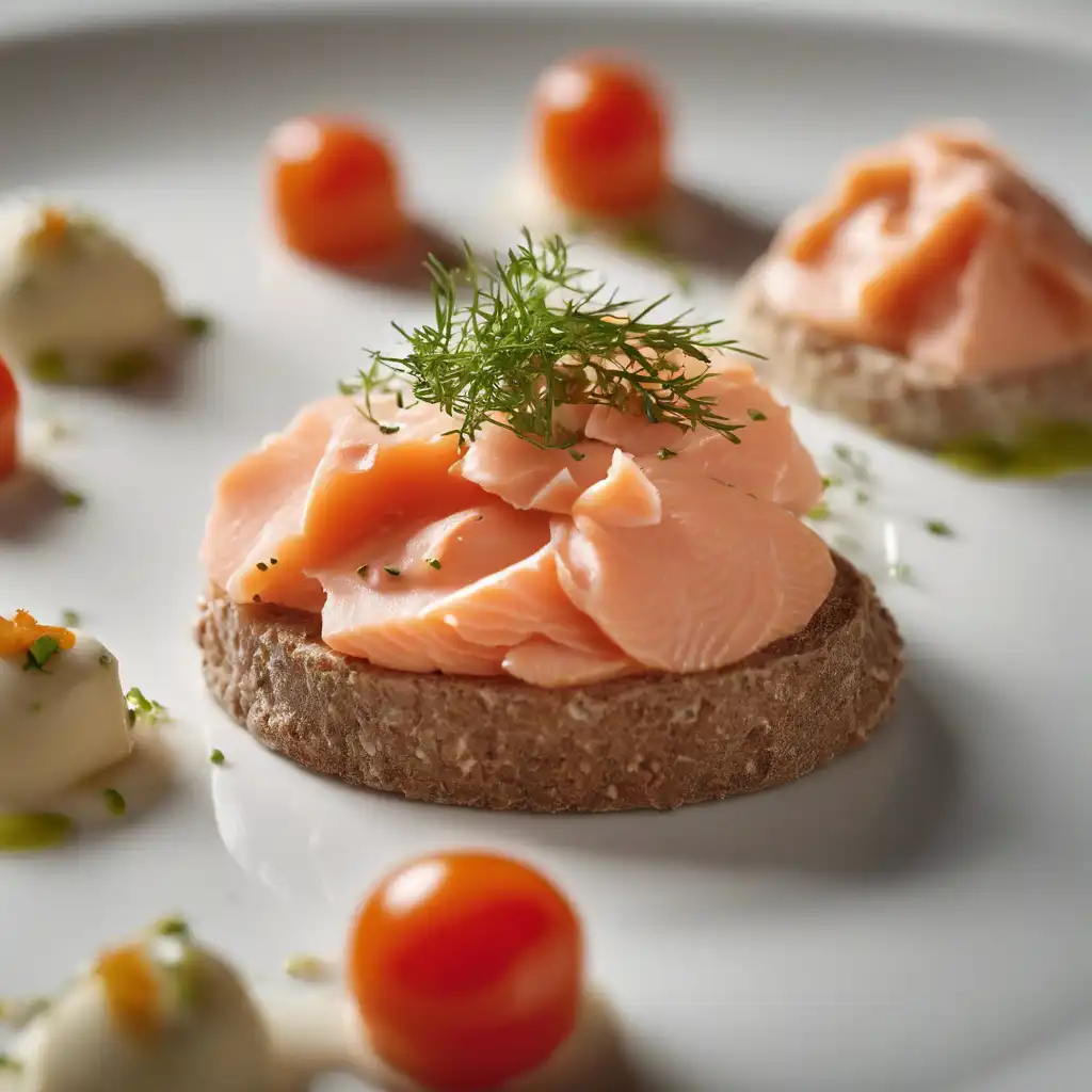 Smoked Salmon Mousse Steamed