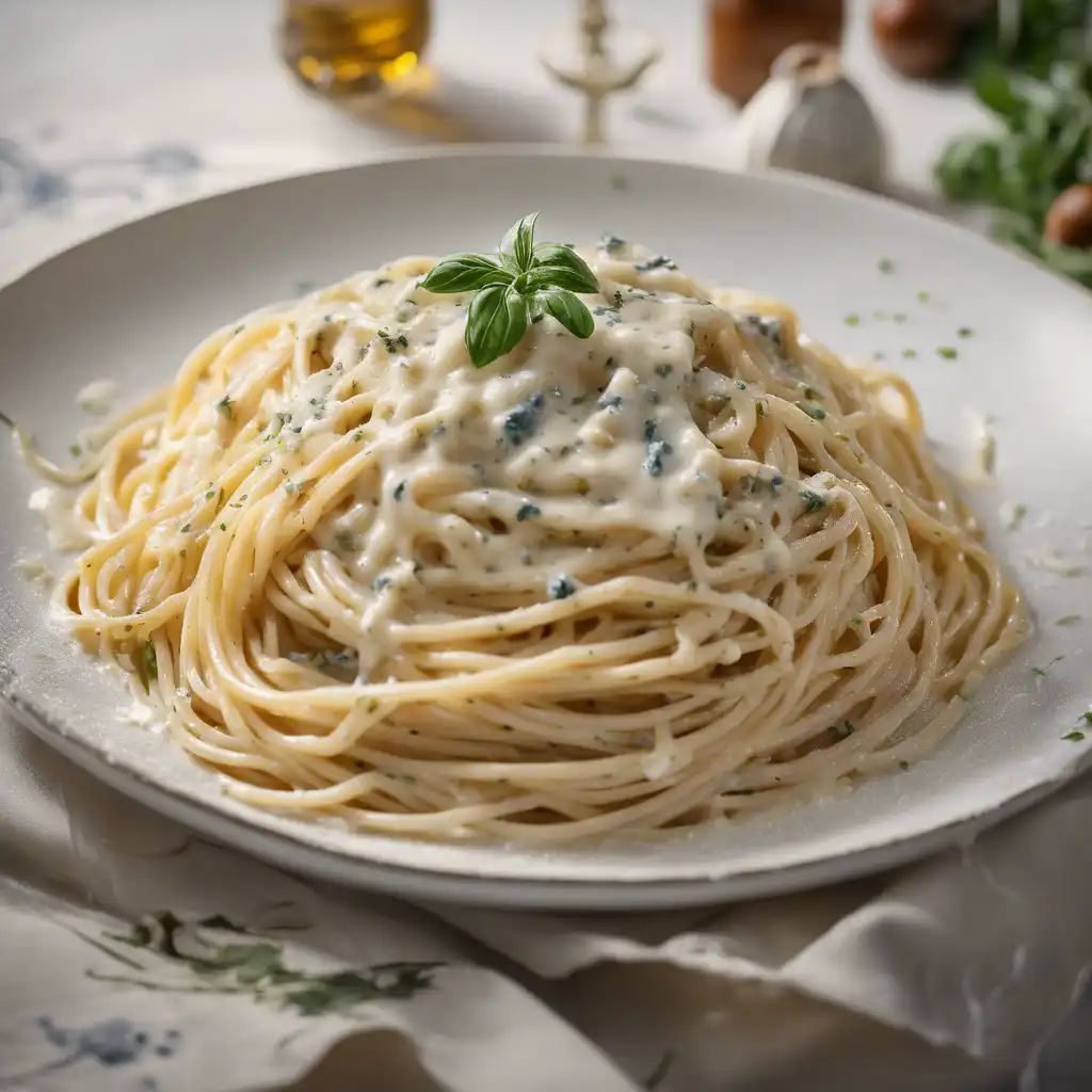 Spaghetti with Gorgonzola Sauce