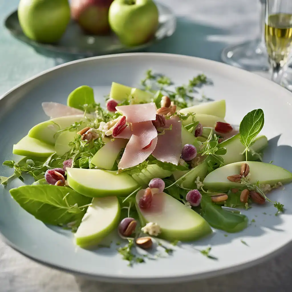 Sweet Verbena and Green Apple Salad