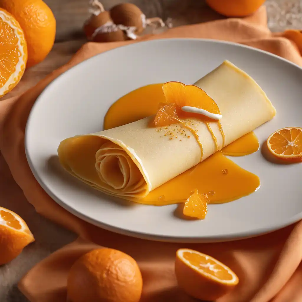 Orange Crepe